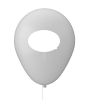 Luftballon CRYSTAL Ø 30 cm 1/0-farbig (weiß) einseitig bedruckt