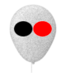 Luftballon METALLIC Ø 27 cm 2/0-farbig (Schwarz & HKS oder Pantone) einseitig bedruckt