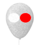 Luftballon METALLIC Ø 27 cm 2/0-farbig (Weiß & HKS oder Pantone) einseitig bedruckt