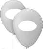 Luftballon PASTELL Ø 30 cm 1/1-farbig (weiß) zweiseitig bedruckt