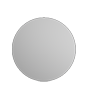 Weiße Wellpappe rund (kreisrund konturgefräst) <br>einseitig 4/0-farbig bedruckt